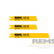 REMS cпециальное пильное полотно (длина 140, шаг 3,2 мм) для стальных труб до ≤ 2 (5 шт.) (561001 R05)